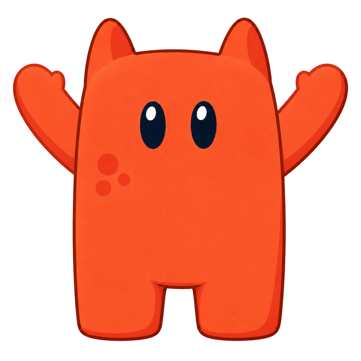 Drum in the approved hands-up celebration pose